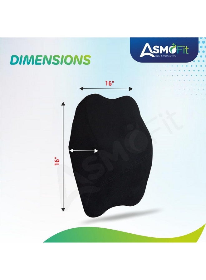 Asmofit Car Seat Neck Rest Pillow Memory Foam Headrest Seat Cushions - Ideal for Neck Pain Relief & Cervical Support | Applicable for All Car Seats (Black) - Image 3