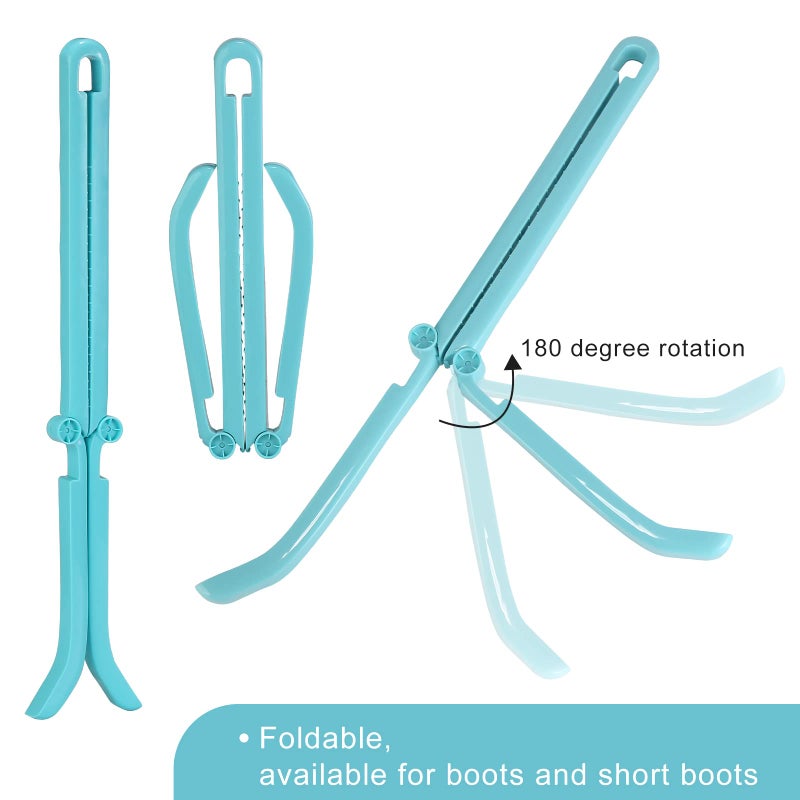 ONEDONE Folding Boot Shapers Adjustable Boot Stands Boots Holders for Tall and Knee High Shoes Boot Storage Shoes Clip Insert Support - Image 3