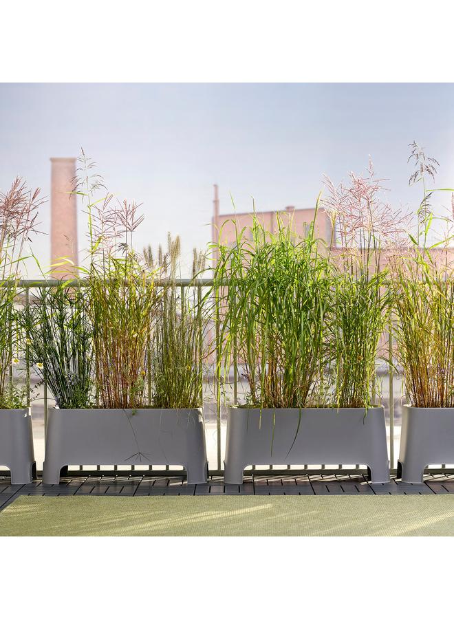 إيروريكس أصيص نباتات، رمادي خارجي، 89×38 سم - Image 3