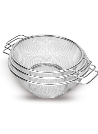 Majestic Stainless Steel Mesh Strainer, Durable, Fine Mesh Colanders with Sturdy Handles for Sifting, Rinsing, Straining, and Steaming  – Ideal for Cooking and Baking - pzsku/ZD809A6EE02B1D6885892Z/45/1741598192/6cace67f-4ded-4b24-91cb-11603a85b66f