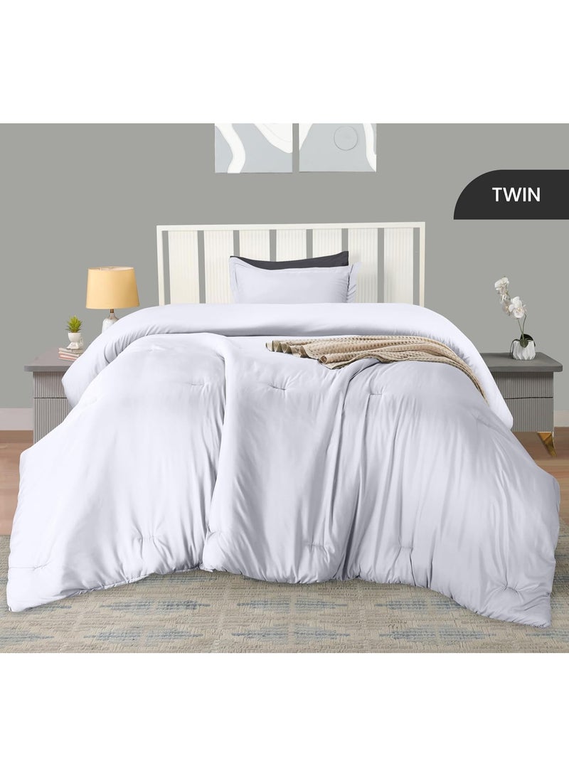 Utopia Bedding Twin/Twin XL Comforter Set Kids with 1 Pillow Sham - Bedding Comforter Sets - Down Alternative White Comforter - Soft and Comfortable - Machine Washable - Image 2