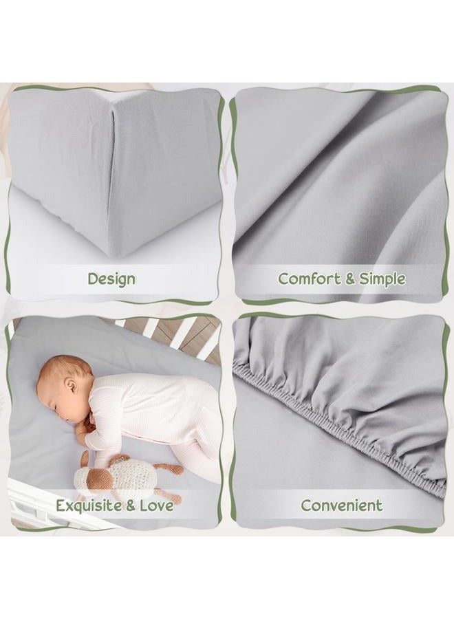 EUBUY 6PCS Mallard Duck Crib Sheets for Baby, Lightweight and Breathable Reusable Crib Toddler Bed Sheet for Standard Mattress Gift Set - Image 5