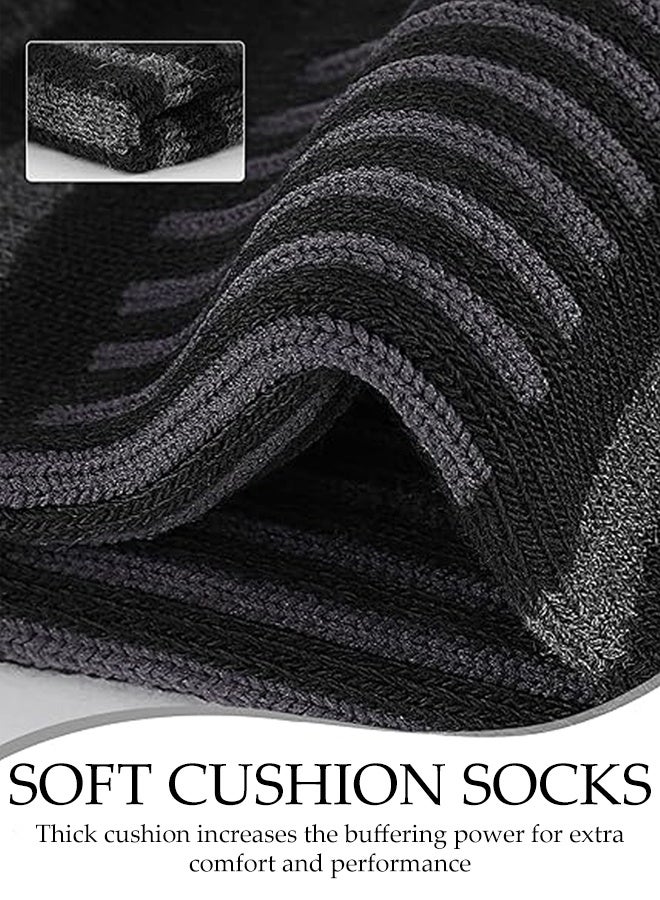 DUNISO 6 Pack Mens Ankle Socks Athletic Cushioned Breathable Low Cut Tab Cotton Socks With Arch Support - Image 4