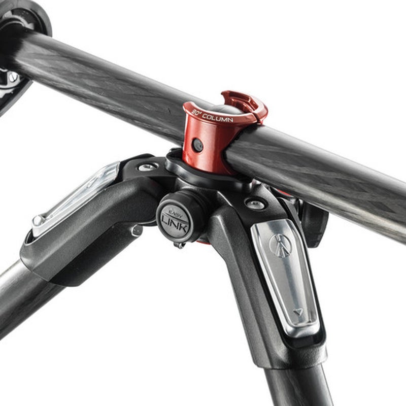 Manfrotto 055 carbon fibre 4-section photo tripod - Image 3