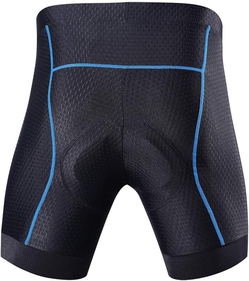 KASTWAVE Men's Cycling Underwear Shorts, 4D Padded Bike Bicycle MTB Liner Shorts, Men's Bike Shorts, with Anti-Slip Leg Grips, for Cycling Road Biking, Mountain Riding Biker, Bicycle - Image 2