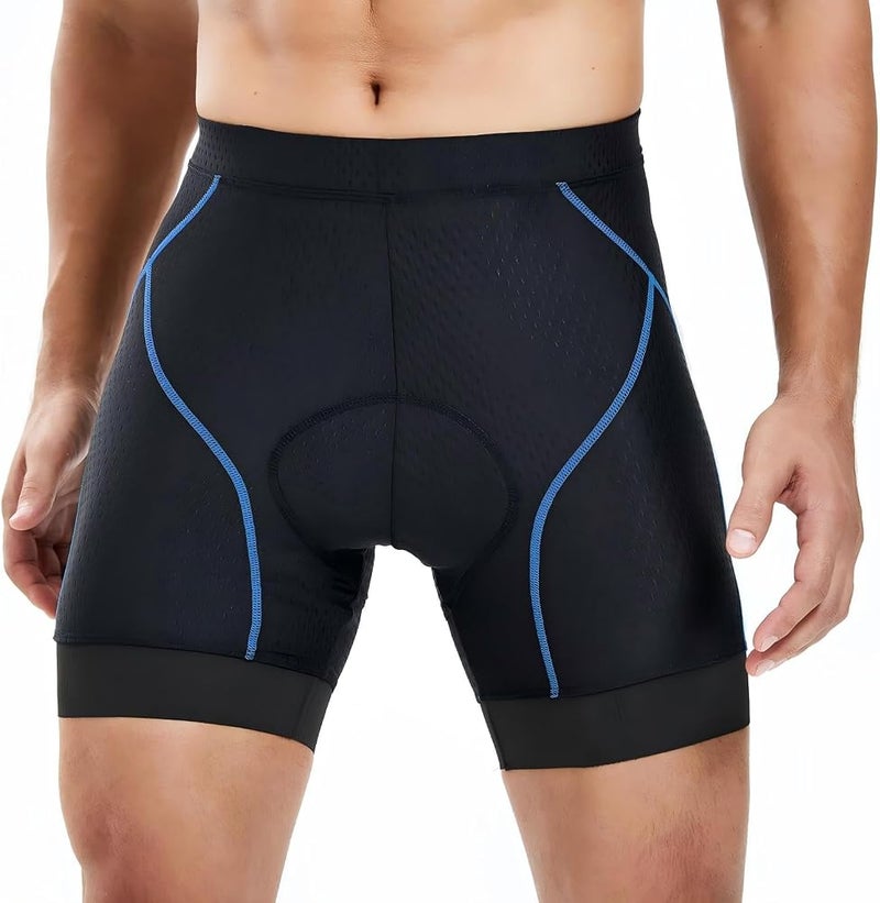 KASTWAVE Men's Cycling Underwear Shorts, 4D Padded Bike Bicycle MTB Liner Shorts, Men's Bike Shorts, with Anti-Slip Leg Grips, for Cycling Road Biking, Mountain Riding Biker, Bicycle - Image 3