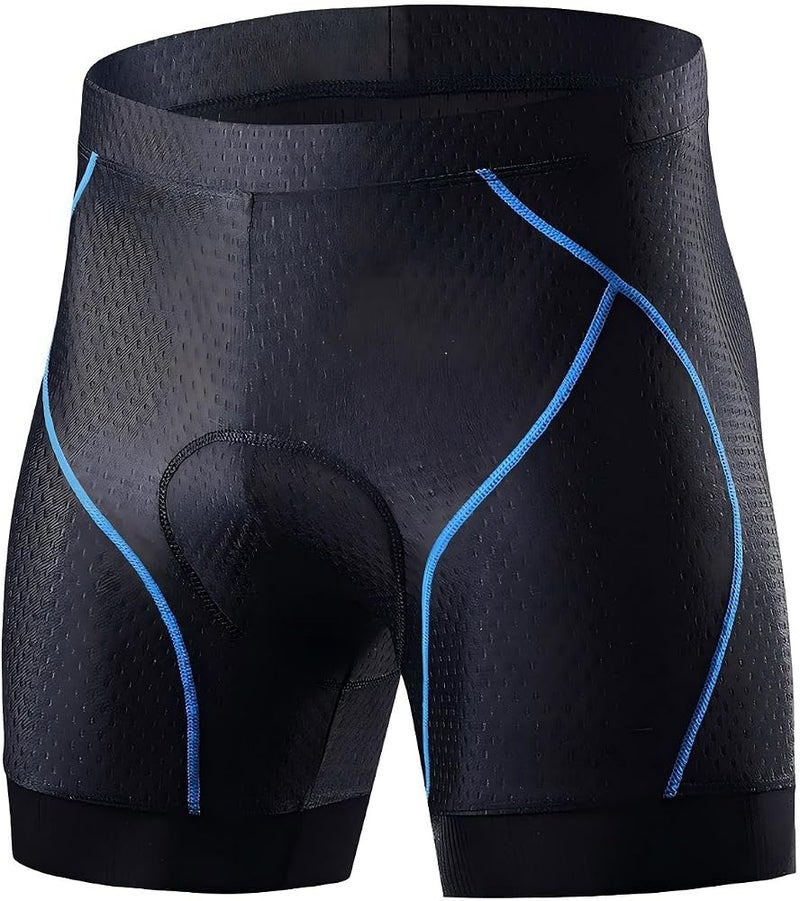 KASTWAVE Men's Cycling Underwear Shorts, 4D Padded Bike Bicycle MTB Liner Shorts, Men's Bike Shorts, with Anti-Slip Leg Grips, for Cycling Road Biking, Mountain Riding Biker, Bicycle - Image 1