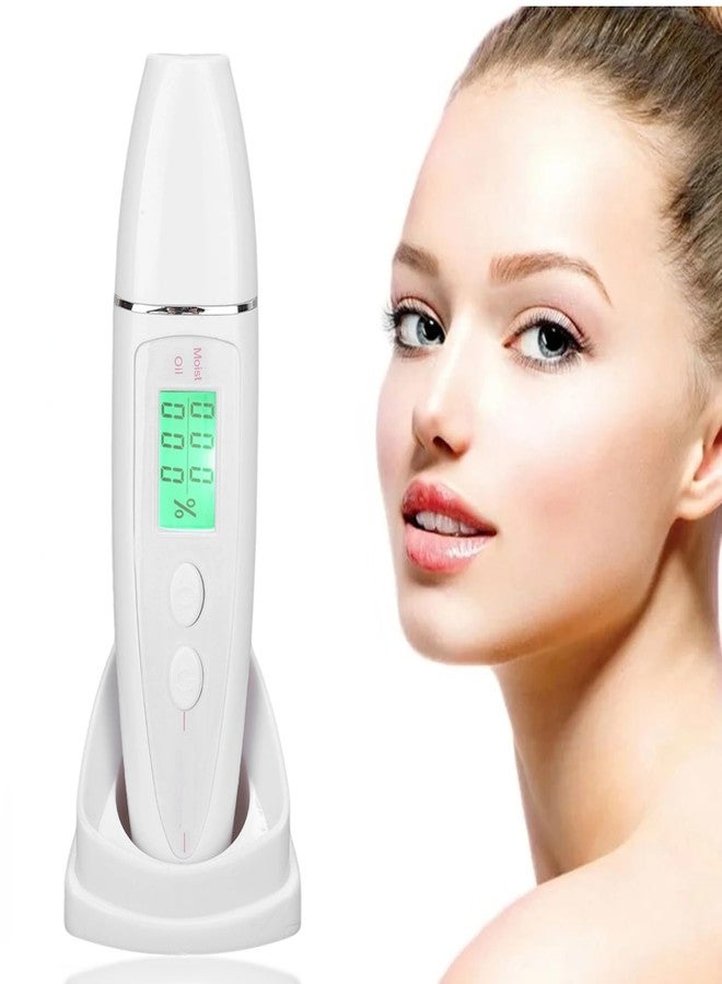 Skin Hydration Tester, Skin Tester, Portable Smart Display Digital Skin Detection Pen Skin Tester Pen Face Care Tool for Girl Women - Image 1
