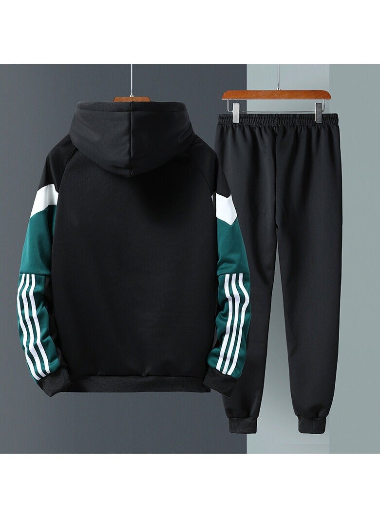 KUYING Trendy Hooded Sweatshirt Casual Plus Size Set  - Image 2