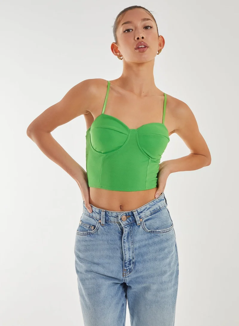 Pink Vanilla Basic Bustier Top