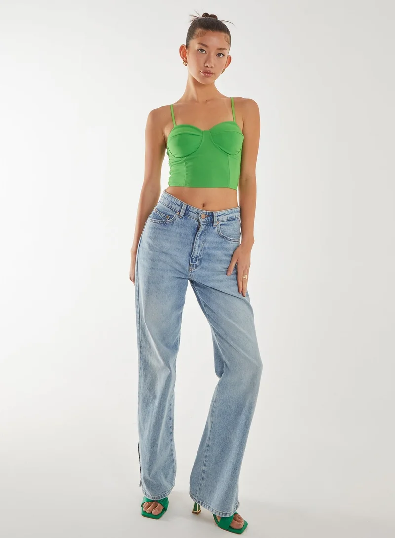 Pink Vanilla Basic Bustier Top