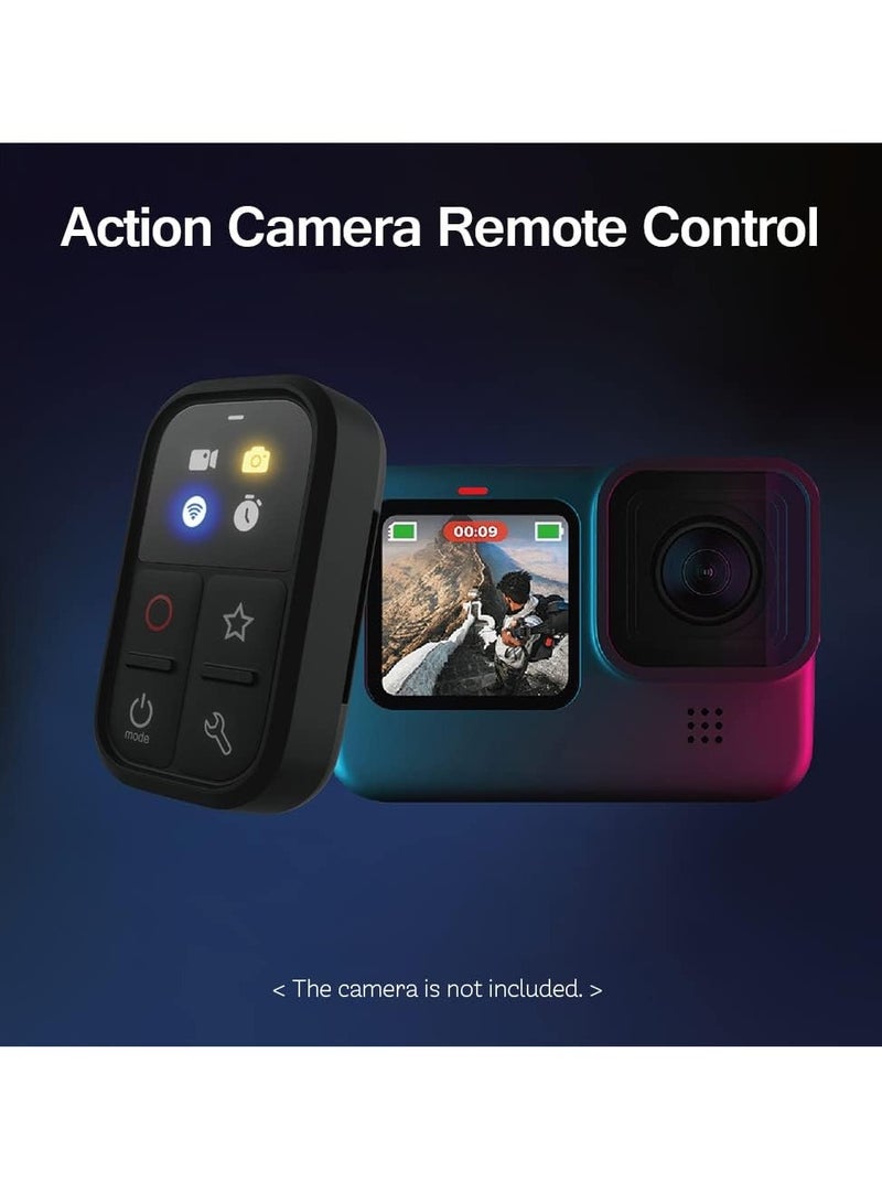 Wireless Remote Control for GoPro Hero 13/12/11/10/9/8/Max, Wireless Smart Remote as Replacement LED Colourful Screen Built-in Battery 50 m Control Range with Wrist Strap for USB Charging Cable - Image 3