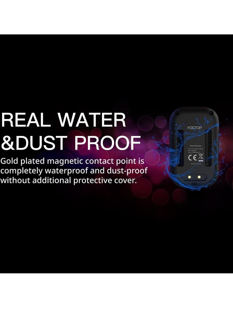 Wireless Remote Control for GoPro Hero 13/12/11/10/9/8/Max, Wireless Smart Remote as Replacement LED Colourful Screen Built-in Battery 50 m Control Range with Wrist Strap for USB Charging Cable - Image 5