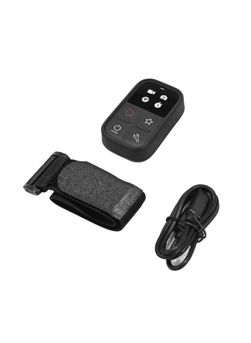Wireless Remote Control for GoPro Hero 13/12/11/10/9/8/Max, Wireless Smart Remote as Replacement LED Colourful Screen Built-in Battery 50 m Control Range with Wrist Strap for USB Charging Cable - Image 2
