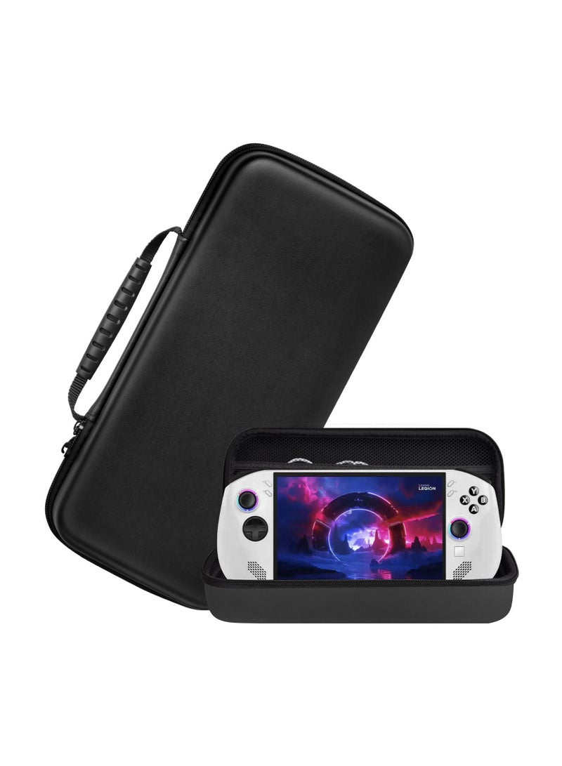 Carrying case for Legion Go S, waterproof and drop-proof carrying case with EVA leather pattern, zoned protection + portable travelling - Image 1