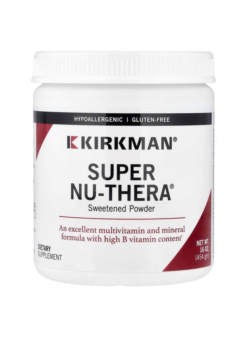 Kirkman Labs Super Nu-Thera® Sweetened Powder, 16 oz (454 gm)