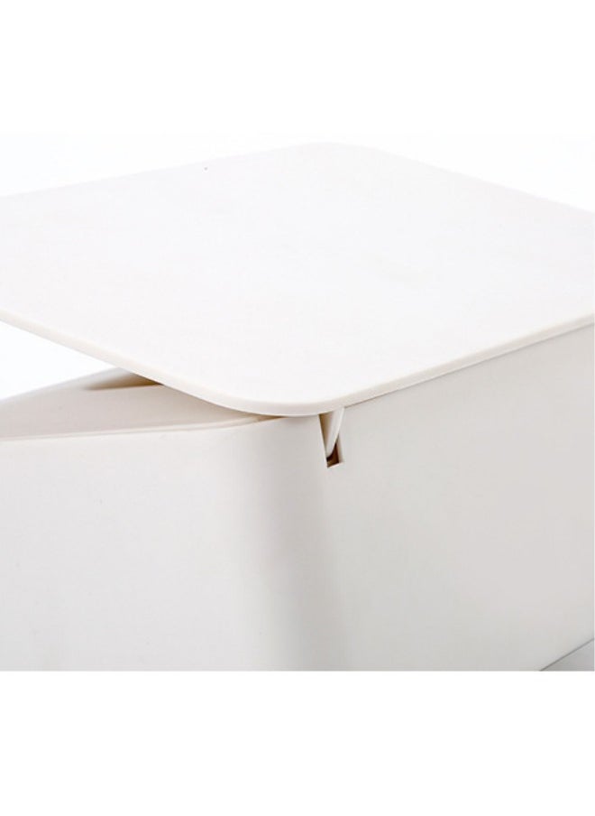 WAOKN - Paper Towel Box with Lid, Paper Drawer, Household Dustproof Tabletop Sealed Wet Towel Box,Rectangular Napkin Facial Tissues Holder Dispenser,Tissue Box Cover Decorative Container for Bathroom,Bedroom - Image 1