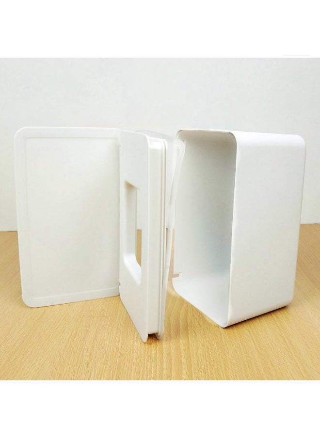 WAOKN - Paper Towel Box with Lid, Paper Drawer, Household Dustproof Tabletop Sealed Wet Towel Box,Rectangular Napkin Facial Tissues Holder Dispenser,Tissue Box Cover Decorative Container for Bathroom,Bedroom - Image 1