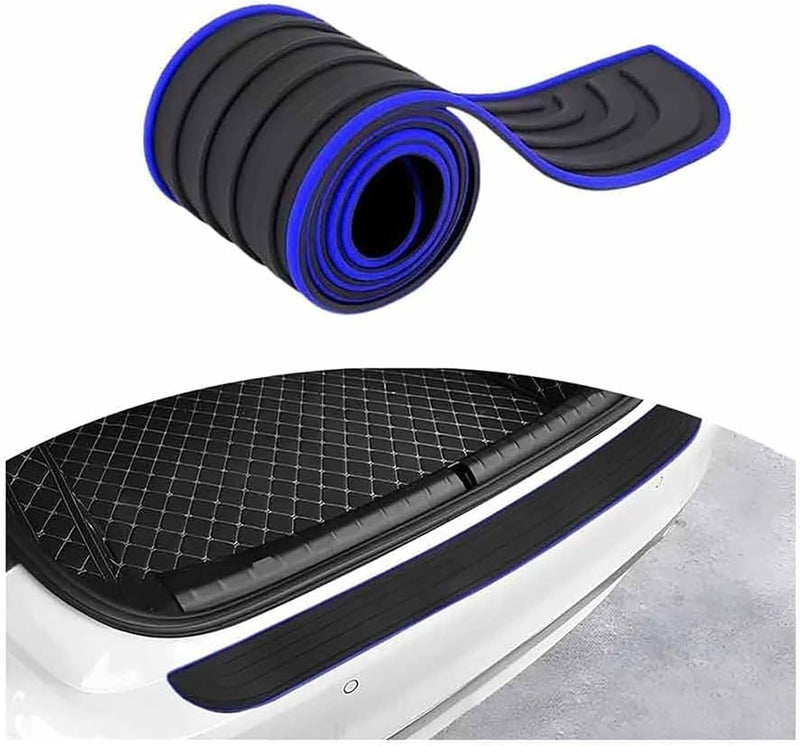 Car Rear Bumper Protection Strip for Subaru Tribeca SUV 2007 2008 2009 2010 2011, Rubber Scratch-Resistant Car Trunk Door Sill Edge Protector Strip Accessories,104cm*9cm-C - Image 2
