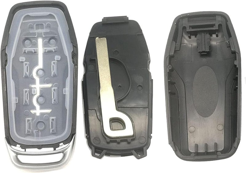 5 Buttons Car Key Shell with Uncut Key Blade for Ford Fusion Explorer Mustang Edge F150 F250 F350 Lincoln MKZ MKC, Replacement Keyless Entry Remote Control Fob Cover Case - Image 4
