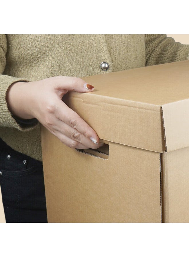 Simaa Accounting Voucher File Storage Box, Three-layer Corrugated Thickened Version, 43*33*30cm, Single Pack, Financial Voucher Document Organizer Storage Box, Book Storage Box, Wg-ko2 - Image 2