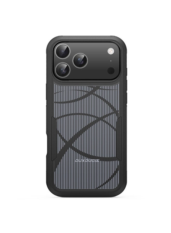 دوكس دوتشيز جراب مغناطيسي لهاتف ايفون 17  برو ماكس من سلسلة شليد للحماية من السقوط حتى ارتفاع 10 أقدام مصنوع من مادة البولي يوريثين الحراري + غطاء هاتف من مادة تيبي يو  - Rhythm Pattern - Image 2