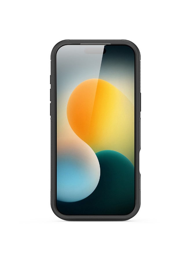 دوكس دوتشيز جراب مغناطيسي لهاتف ايفون 17  برو ماكس من سلسلة شليد للحماية من السقوط حتى ارتفاع 10 أقدام مصنوع من مادة البولي يوريثين الحراري + غطاء هاتف من مادة تيبي يو  - Rhythm Pattern - Image 3