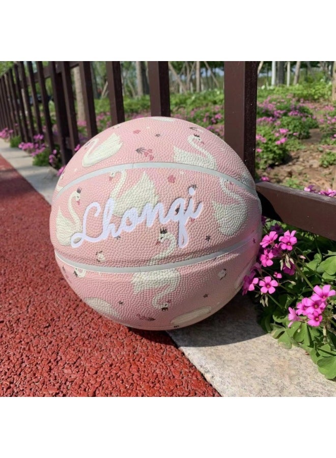 Moisture-absorbing Basketball, Indoor And Outdoor, Wear-resistant, Non-slip, Soft Leather Feel, Suitable For Youth Training And Compeion