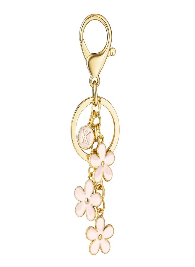 SELOVO Key Chain for Women Cute Keychain Initial K - Image 1