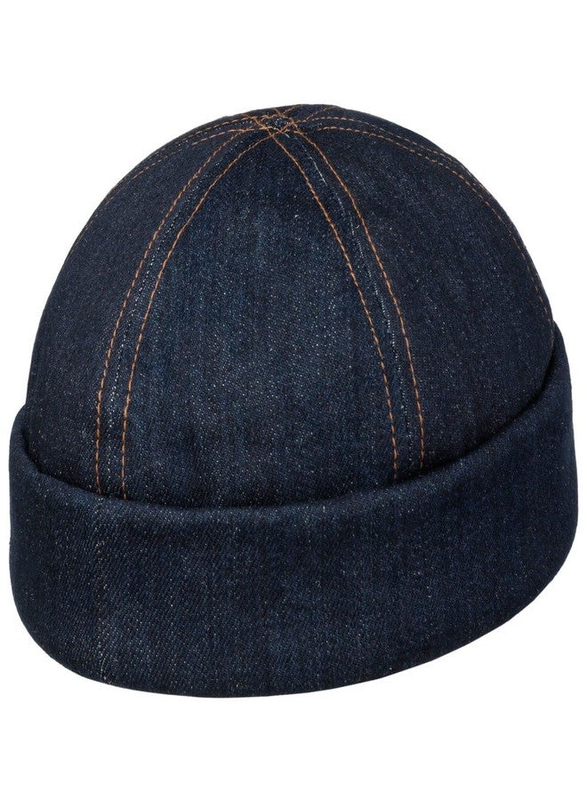 Stetson Contrast Stitch Denim Docker Hat Men Denim 7 1/2-7 5/8 - Image 4