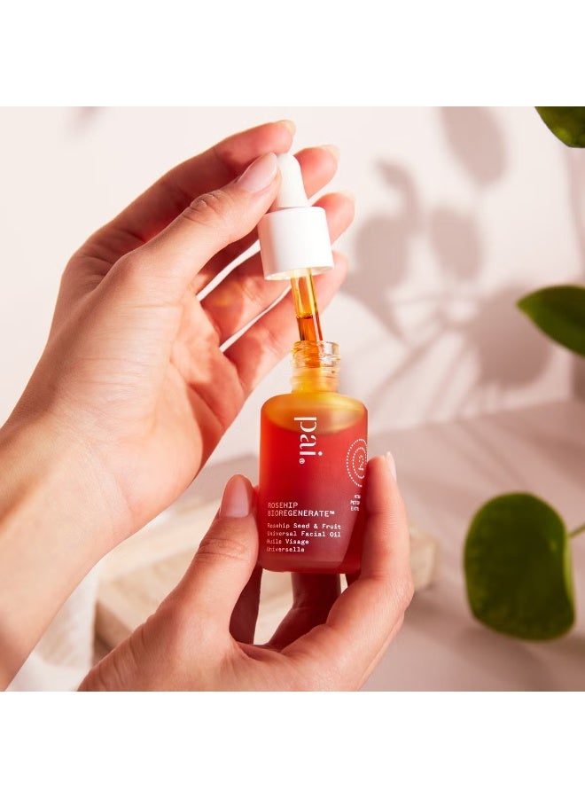 pai Pai Skincare Rosehip Bioregenerate™ Rejuvenating Overnight Face Oil 30ml  - Image 3