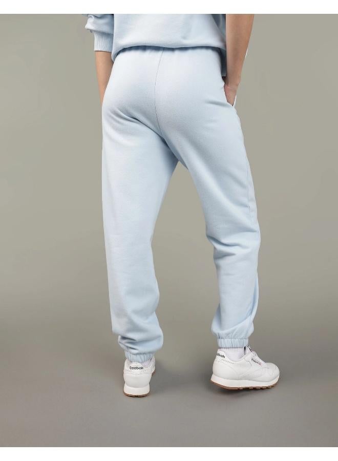 American Eagle Drawstring Wide Leg High Waist Jogger - Image 4