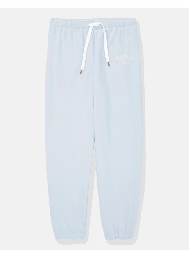 American Eagle Drawstring Wide Leg High Waist Jogger - Image 3