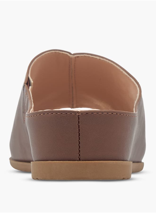 Le Confort Women's Solid Peep Toe Slip-On Sandals  - Image 5