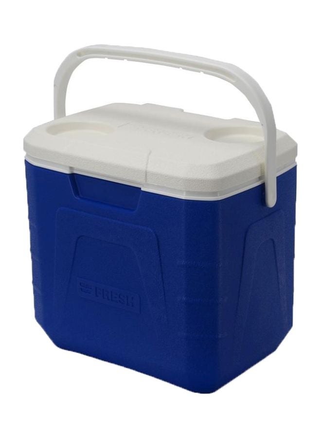 Beverage Cooler With Handle Blue/White