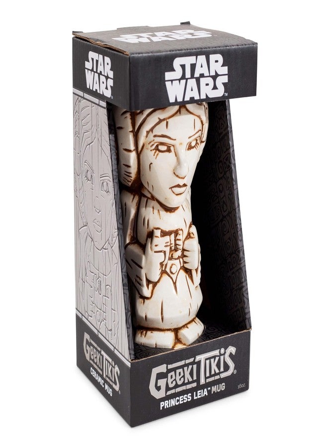 STAR WARS Geeki Tikis Princess Leia Organa Ceramic Mug | Party Cocktail Tumbler For Liquor and Beverages | Holds 16 Ounces - Image 4