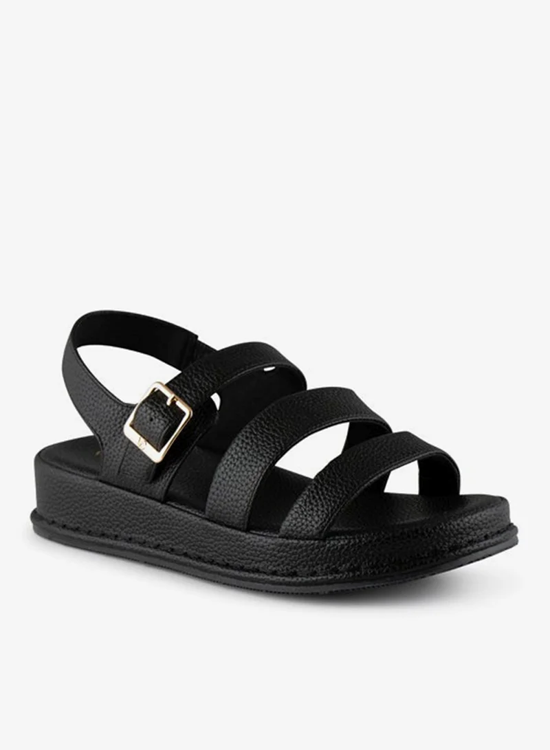 فينتشي صنادل نسائية حزام الكاحل إسفين