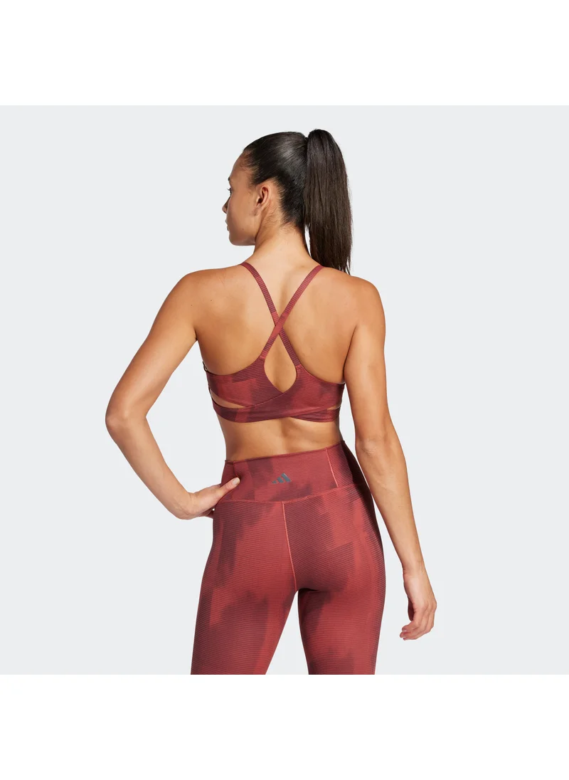 اديداس All Me Light Support Graphic Bra