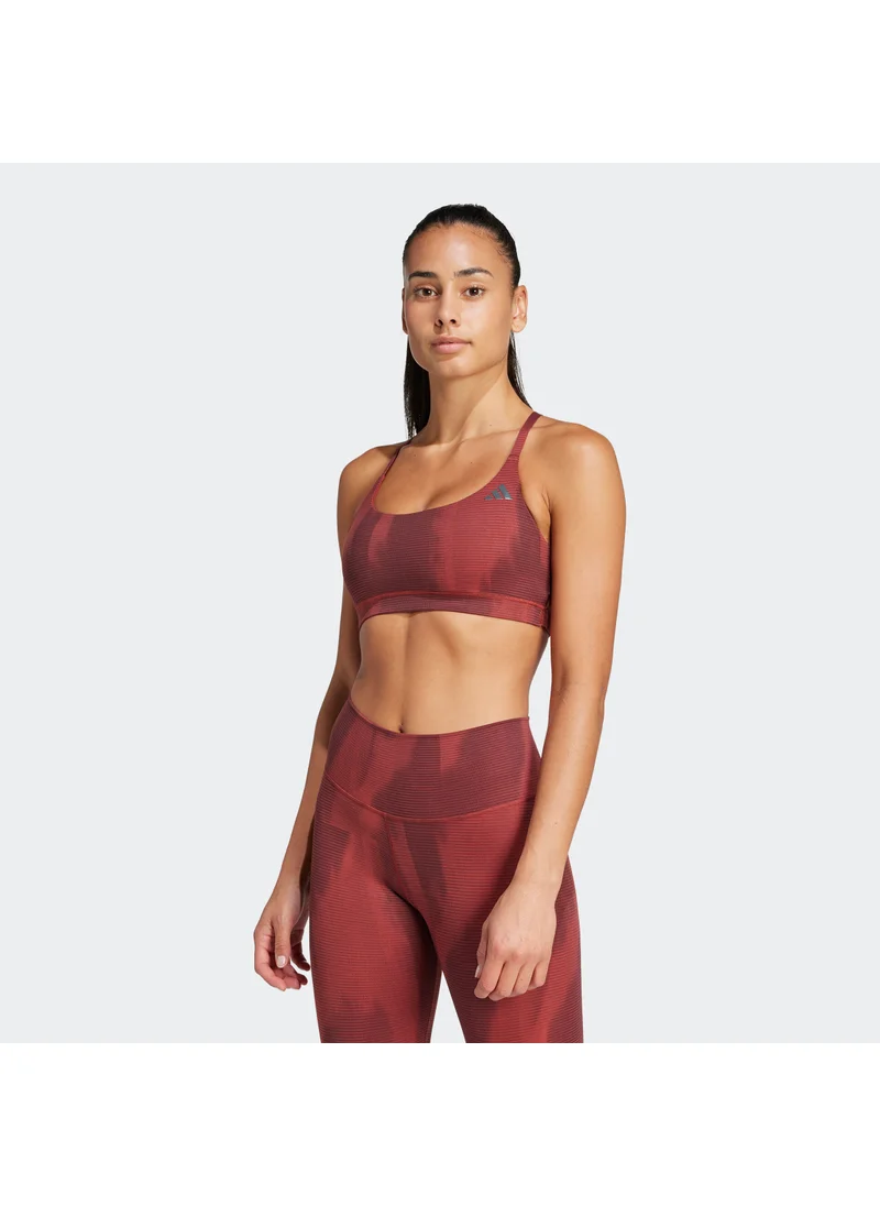 اديداس All Me Light Support Graphic Bra