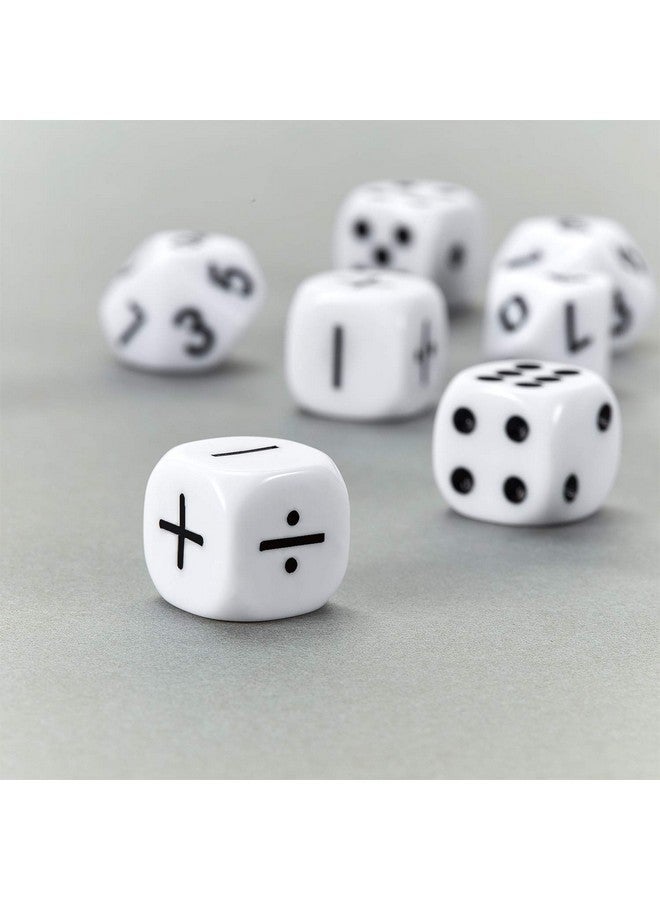 Gejoy 18 Pieces Teaching Dice Set, Include Math Operation, Number and Dot Dice for Math Teaching School Classroom Supplies - Image 3