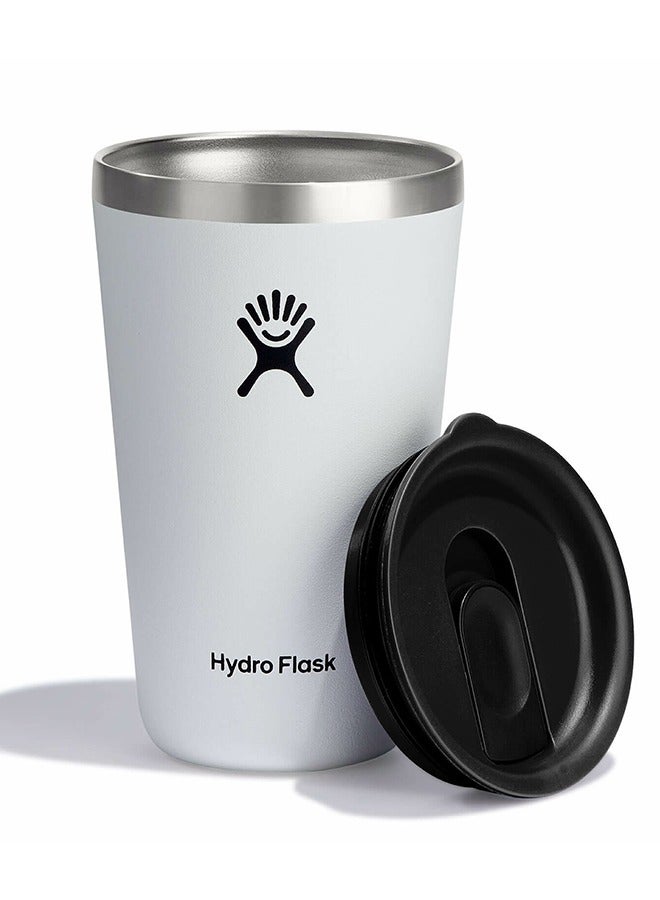 Hydro Flask 16 Oz Stainless Steel All Around Tumbler with Press-in Lid and  BPA-Free - Image 1