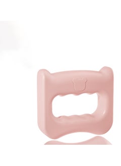 CMGTYYD Pink Portable Neck Massager, Lymphatic Fascia Release Tool, Scar Tissue Massage, Handheld Scar Tissue Massage Instrument, Fascia Release Tools, Abdominal Massage Ring, Fat Burner Machine for Travel, Office, Home  - Image 1