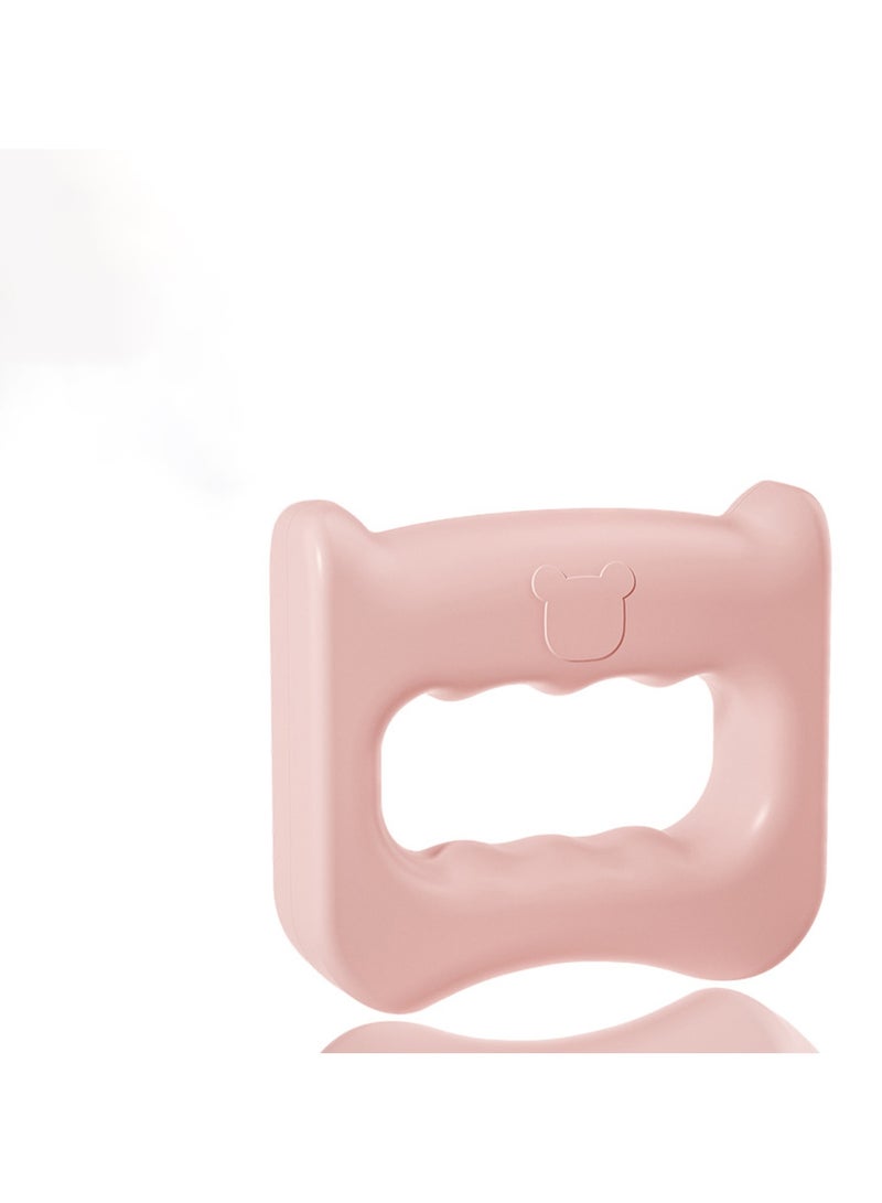 CMGTYYD Pink Portable Neck Massager, Lymphatic Fascia Release Tool, Scar Tissue Massage, Handheld Scar Tissue Massage Instrument, Fascia Release Tools, Abdominal Massage Ring, Fat Burner Machine for Travel, Office, Home  - Image 1