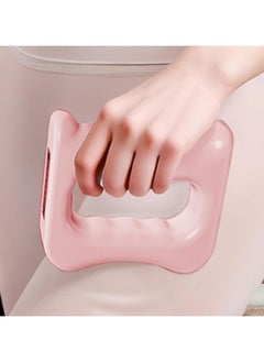 CMGTYYD Pink Portable Neck Massager, Lymphatic Fascia Release Tool, Scar Tissue Massage, Handheld Scar Tissue Massage Instrument, Fascia Release Tools, Abdominal Massage Ring, Fat Burner Machine for Travel, Office, Home  - Image 3