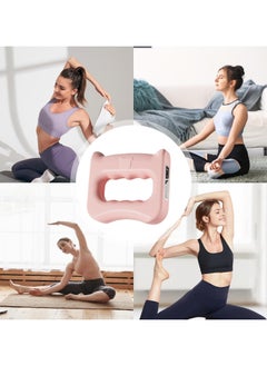 CMGTYYD Pink Portable Neck Massager, Lymphatic Fascia Release Tool, Scar Tissue Massage, Handheld Scar Tissue Massage Instrument, Fascia Release Tools, Abdominal Massage Ring, Fat Burner Machine for Travel, Office, Home  - Image 4