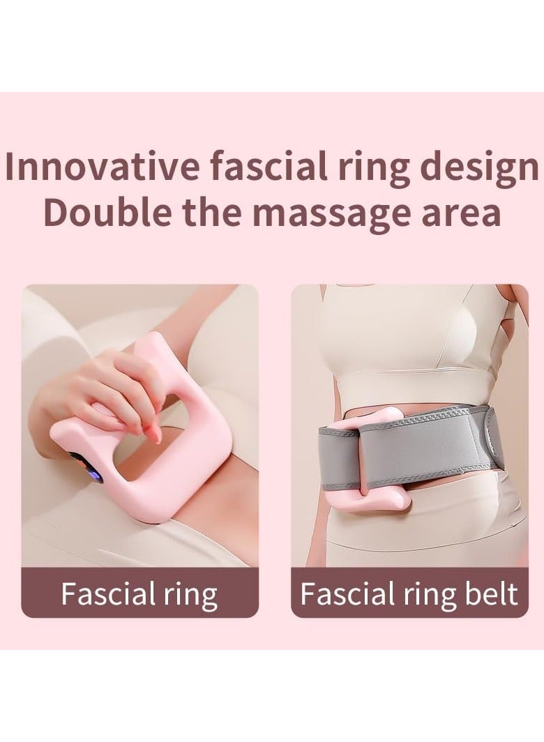 CMGTYYD Fast Fat Burning Yoga Ring Massager, Ergonomic Electric Fascia Blaster, Full Body Massage Tool Fat Burning and Shaping, 8 Modes & 5 Levels Sculpting for Abdomen Belly Neck Waist Arms Legs - Image 4