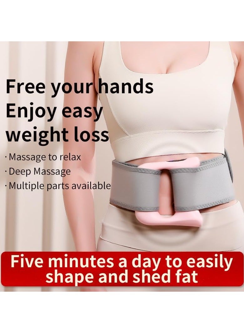 CMGTYYD Fast Fat Burning Yoga Ring Massager, Ergonomic Electric Fascia Blaster, Full Body Massage Tool Fat Burning and Shaping, 8 Modes & 5 Levels Sculpting for Abdomen Belly Neck Waist Arms Legs - Image 2