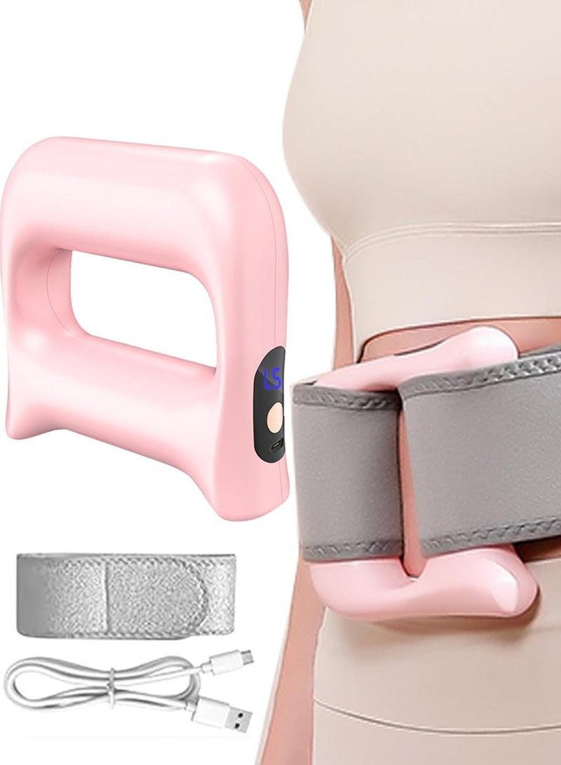 CMGTYYD Fast Fat Burning Yoga Ring Massager, Ergonomic Electric Fascia Blaster, Full Body Massage Tool Fat Burning and Shaping, 8 Modes & 5 Levels Sculpting for Abdomen Belly Neck Waist Arms Legs - Image 1