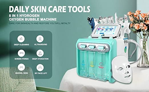 ACi 7 In 1 Hydrafacial Machine Muscle Massage DeviceDouble MotorHydrodermabrasion MachineHydra Facial Microdermabrasion MachineDeep Clear Hydrofacials Machine For SalonsParlourSkin Clinics - Image 3