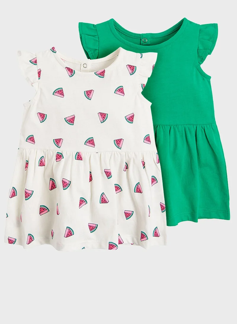 SMYK Infant 2 Pack Printed Dress